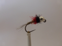 Size 14 Tungsten Hare,s Ear Silver Barbless